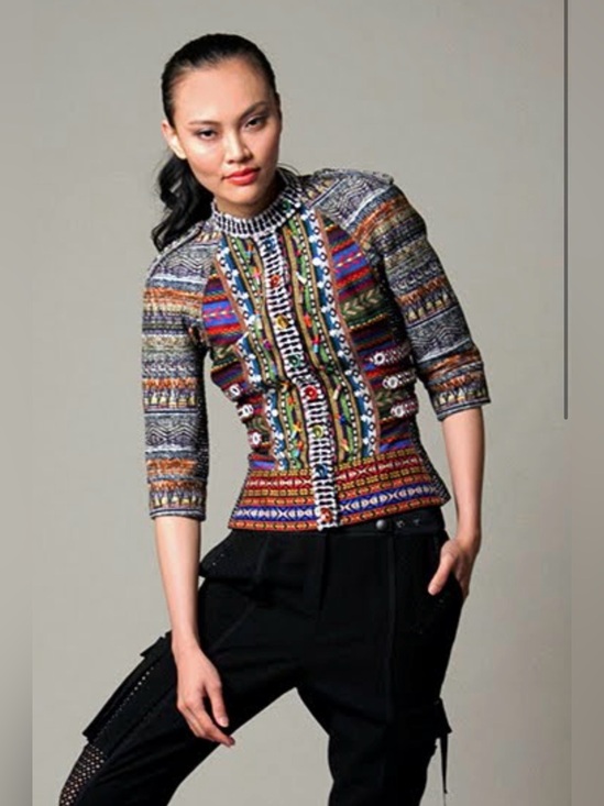Byron Lars Jackets & Blazers - Byron Lars Beauty Mark Guatemalan Mix Jacket | Size 4